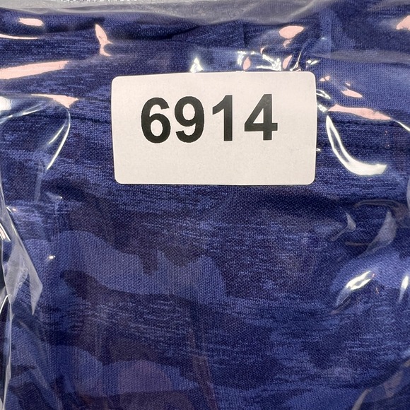 Straight Down Golf Blue Camo 1/4 Quarter Zip Pullover Men XXL Crystal Mountain - Picture 11 of 11